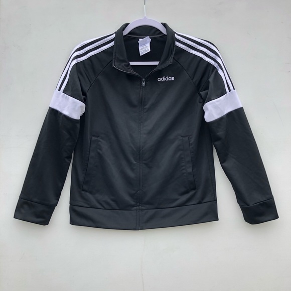 Adidas Black Original 3 Stripe Jacket Size M - Picture 1 of 6